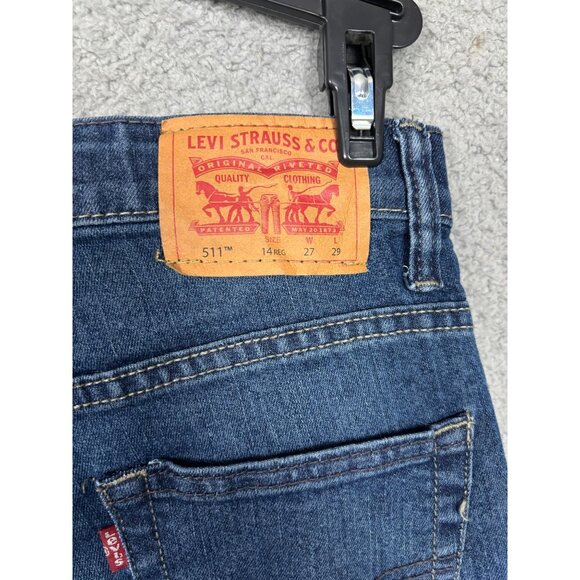Levis 511Youth Slim Flex Fit Jeans 27x29 Stretch Denim Adjustable Waist PO - Picture 5 of 7